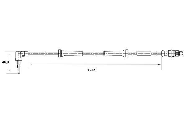 BOSCH 0 265 007 039 Sensor Raddrehzahl