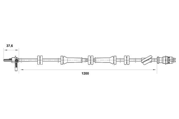 BOSCH 0 265 007 089 Sensor Raddrehzahl