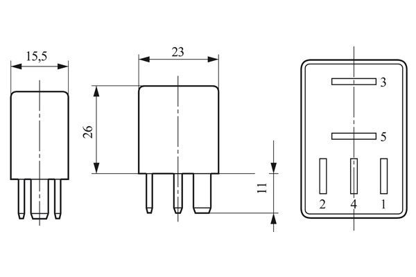 BOSCH 0 332 207 405 Multifunktionsrelais