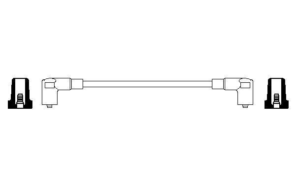 BOSCH 0 356 904 070 Zündleitung