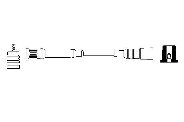 BOSCH 0 356 912 899 Zündleitung