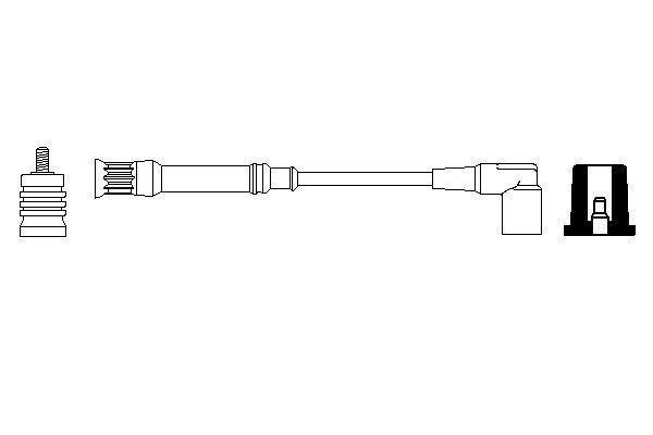 BOSCH 0 356 912 896 Zündleitung