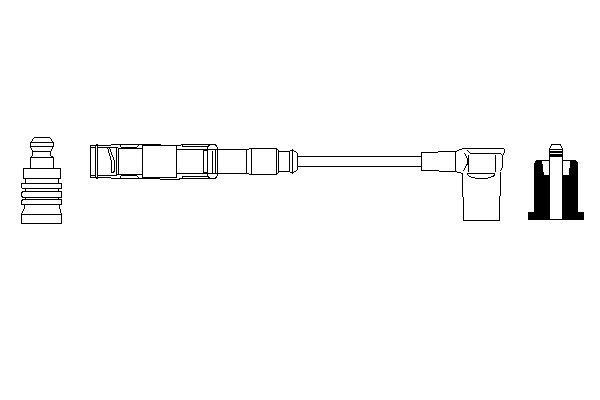 BOSCH 0 356 912 906 Zündleitung