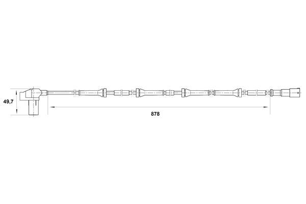 BOSCH 0 265 006 711 Sensor Raddrehzahl