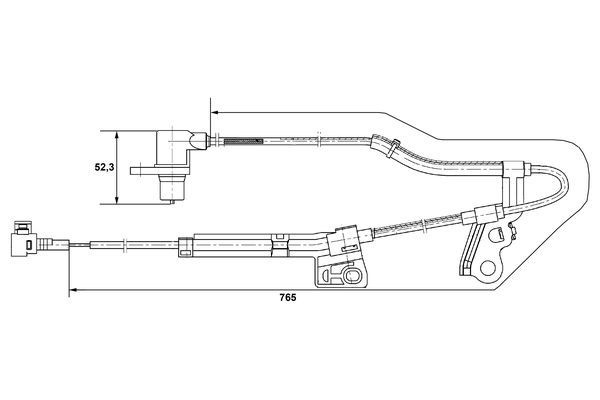 BOSCH 0 265 006 677 Sensor Raddrehzahl