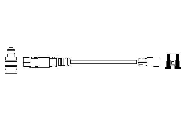 BOSCH 0 356 912 965 Zündleitung