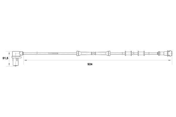 BOSCH 0 265 006 223 Sensor Raddrehzahl