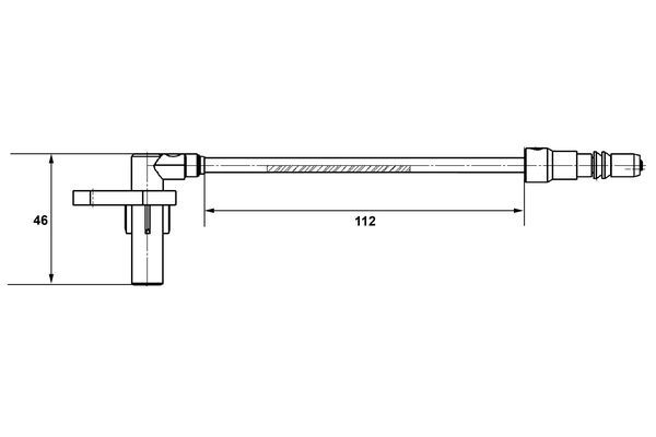 BOSCH 0 265 007 439 Sensor Raddrehzahl