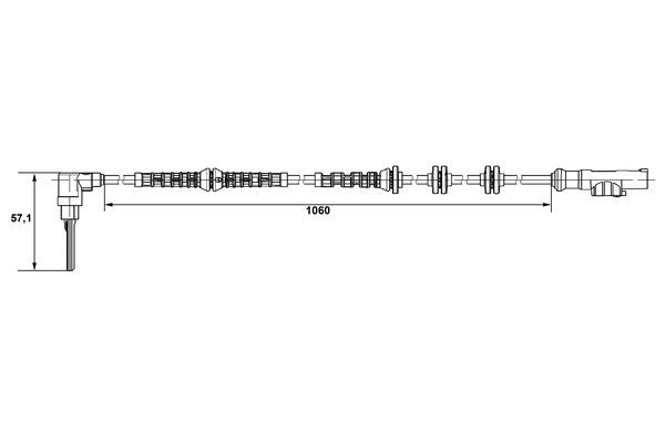 BOSCH 0 265 007 685 Sensor Raddrehzahl