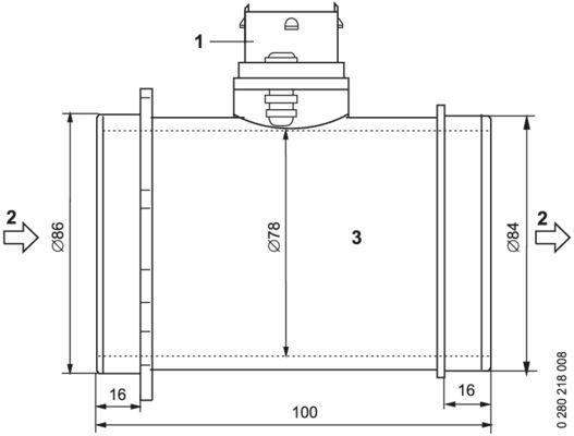 BOSCH 0 280 218 089 Luftmassenmesser