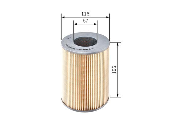 BOSCH 1 457 429 629 Ölfilter P9629 Ø 1155mm Höhe 196mm