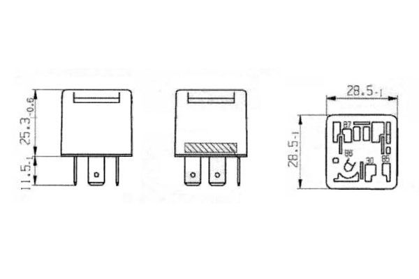 BOSCH 0 332 019 205 Multifunktionsrelais