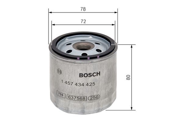 BOSCH 1 457 434 425 Kraftstofffilter