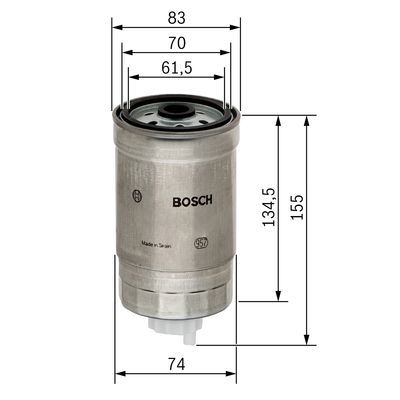 BOSCH 1 457 434 105 Kraftstofffilter