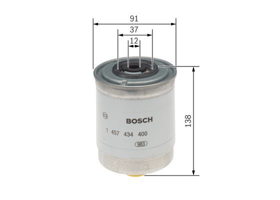 BOSCH 1 457 434 400 Kraftstofffilter