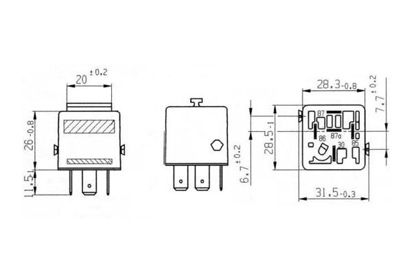 BOSCH 0 332 209 216 Relais