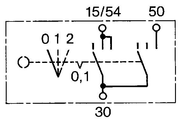 BOSCH 0 342 311 006 Zünd-/Startschalter