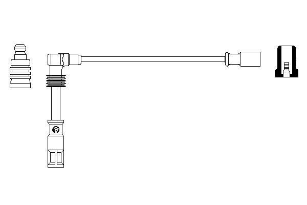 BOSCH 0 356 912 857 Zündleitung