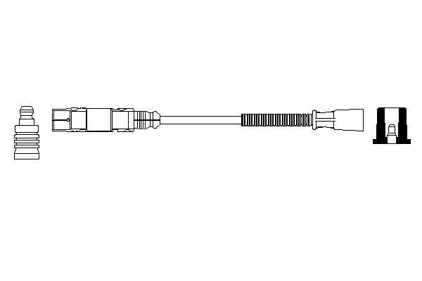 BOSCH 0 356 912 967 Zündleitung