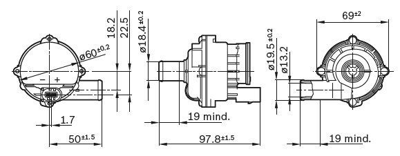 BOSCH 0 392 023 004 Zusatzwasserpumpe