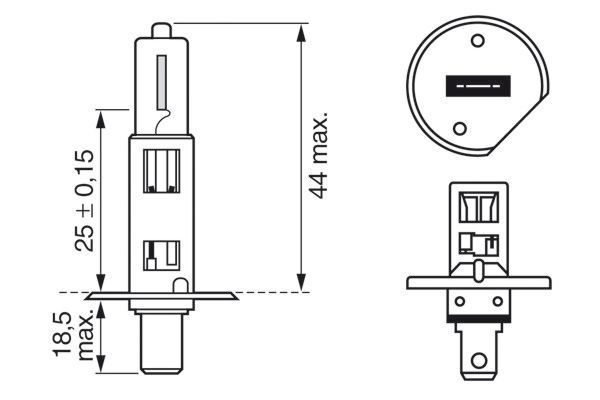 BOSCH 1 987 301 073 Glühlampe Plus 90