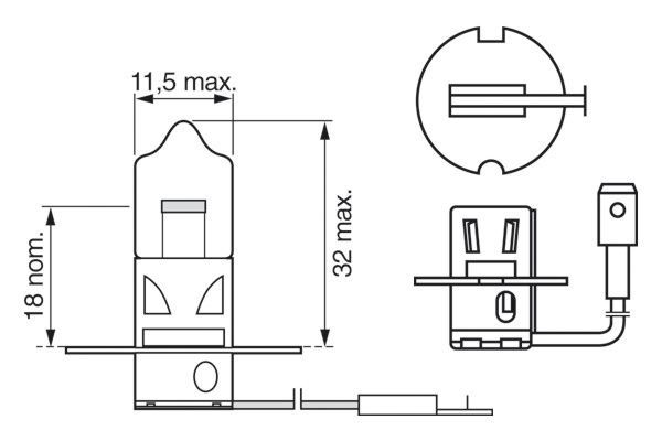 BOSCH 1 987 301 006 Glühlampe Pure Light BL