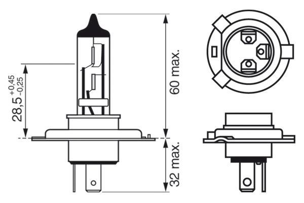 BOSCH 1 987 301 054 Glühlampe Longlife Daytime BL