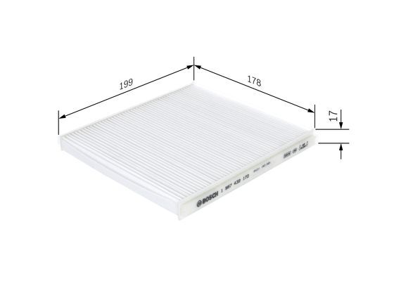 BOSCH 1 987 432 172 Filter Innenraumluft