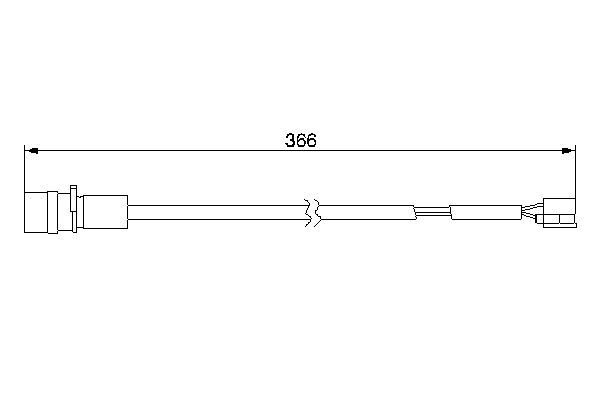 BOSCH 1 987 474 986 Warnkontakt Bremsbelagverschleiß