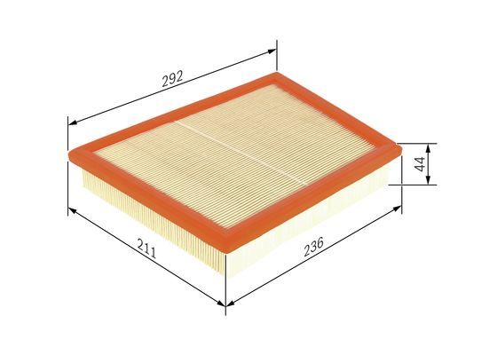 BOSCH F 026 400 460 Luftfilter