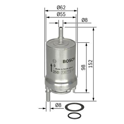 BOSCH 0 450 905 925 Kraftstofffilter