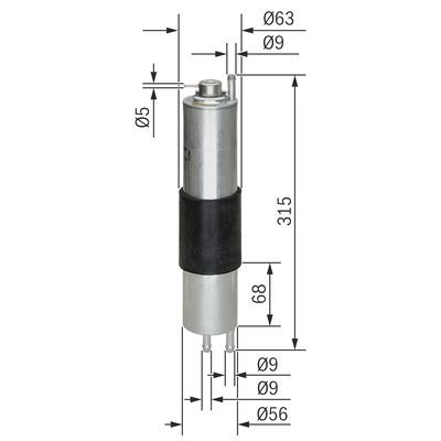 BOSCH 0 450 905 952 Kraftstofffilter