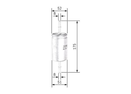 BOSCH 0 450 905 939 Kraftstofffilter