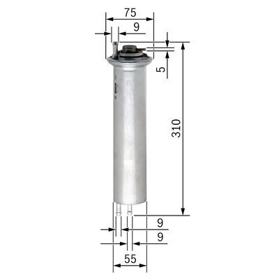 BOSCH 0 450 905 960 Kraftstofffilter