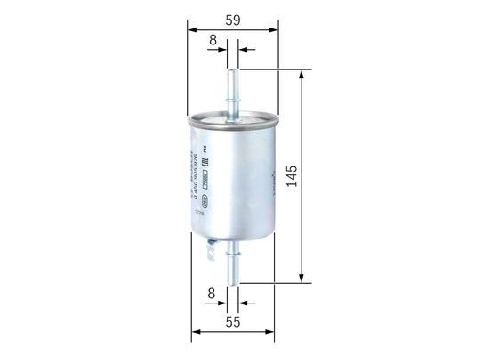 BOSCH 0 450 905 976 Kraftstofffilter