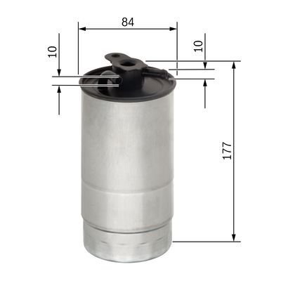 BOSCH 0 450 906 451 Kraftstofffilter