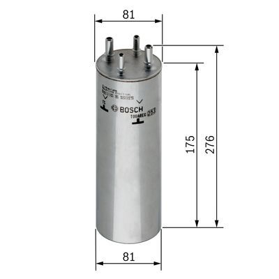 BOSCH 0 450 906 467 Kraftstofffilter