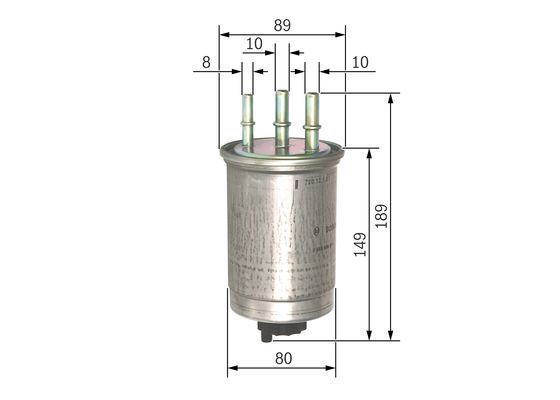 BOSCH 0 450 906 511 Kraftstofffilter