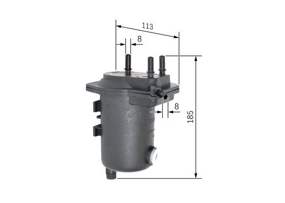 BOSCH 0 450 907 014 Kraftstofffilter