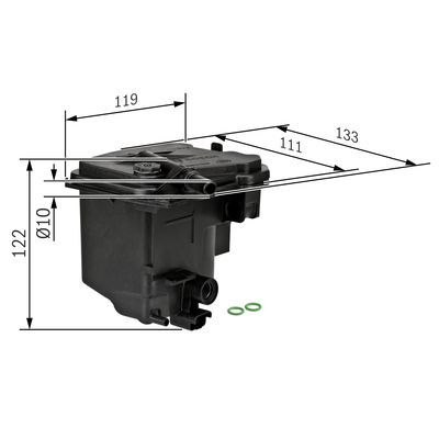 BOSCH 0 450 907 006 Kraftstofffilter