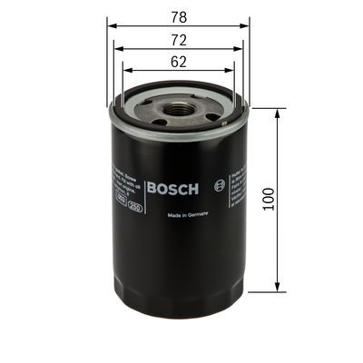 BOSCH 0 451 103 111 Ölfilter P3111 Ø 775mm Höhe 100mm