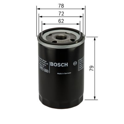 BOSCH 0 451 103 370 Ölfilter P3370 Ø 785mm Höhe 793mm