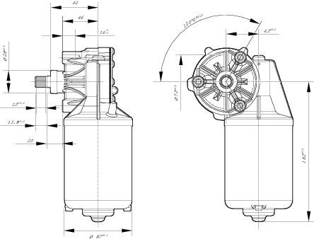 BOSCH 0 986 337 409 Wischermotor