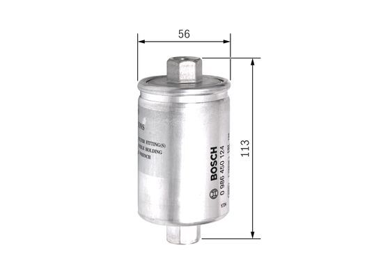 BOSCH 0 986 450 124 Kraftstofffilter