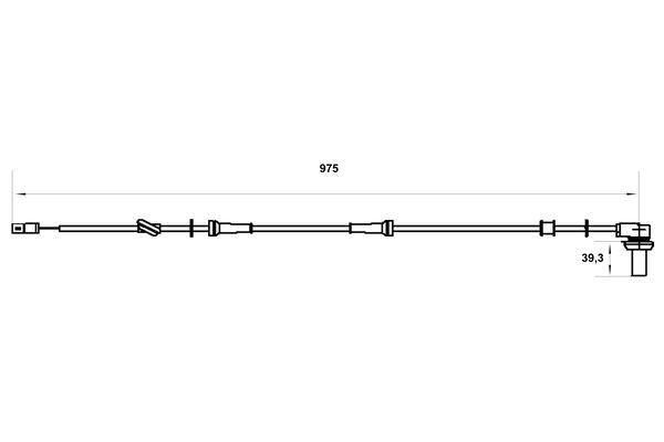 BOSCH 0 986 594 005 Sensor Raddrehzahl