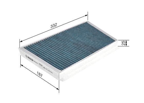 BOSCH 0 986 628 503 Filter Innenraumluft FILTER+