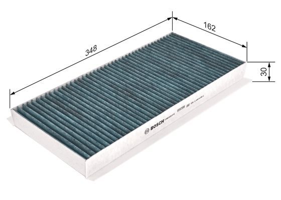 BOSCH 0 986 628 516 Filter Innenraumluft FILTER+