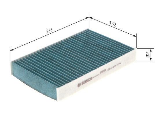 BOSCH 0 986 628 550 Filter Innenraumluft FILTER+