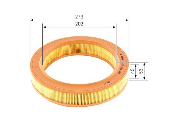 BOSCH 1 457 429 053 Luftfilter