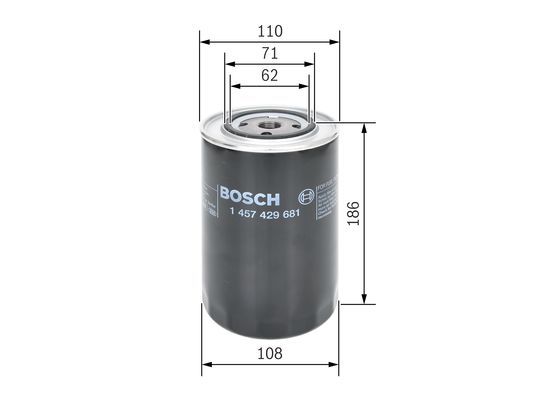 BOSCH 1 457 429 681 Kraftstofffilter